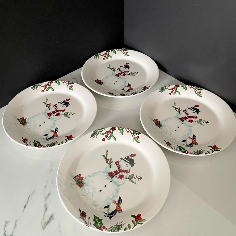 SET of 4 Snowman Winter Wonders 9